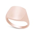 thumbnail image 1 of AFFY Comfort Fit Square Signet Ring In 14K Rose Gold Plated 925 Sterling Silver, Ring Size 12, 1 of 3