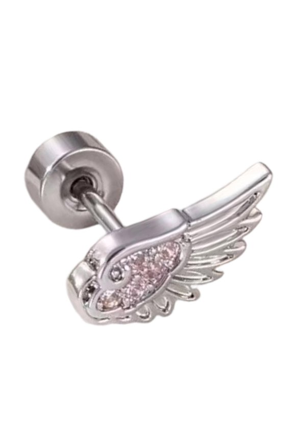 Comfort Fit Wing Themed Cartilage Studs Alloy Portable Designs Long Time Wear for Her Styles