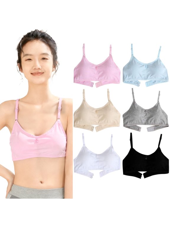 Comfort Flex Fit Design Bra for Big Girls, Seamless and Wireless, Simple Pull-On Application, with Adjustable Straps to Suit Teenage Needs
