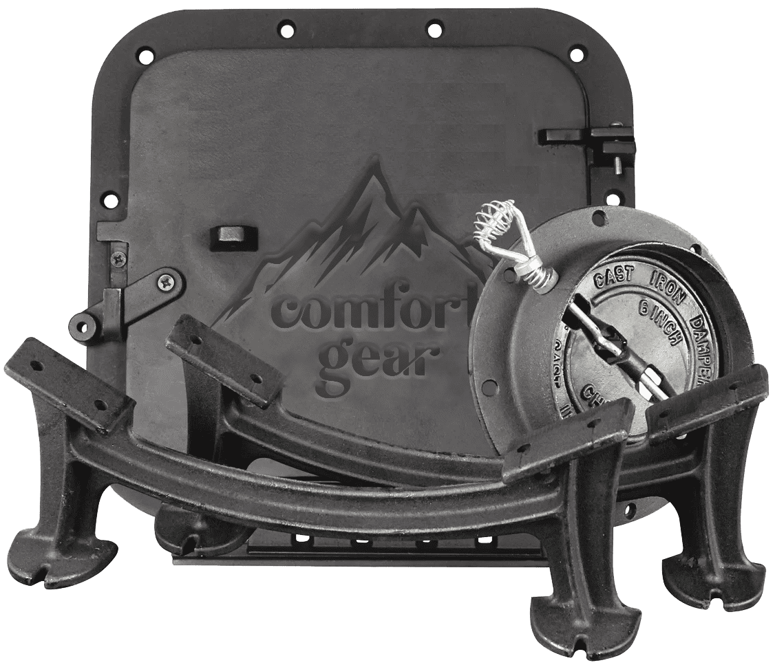 Comfort Gear Barrel Camp Stove Kit – Converts 36/55 Gallon Drum