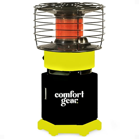 Comfort Gear Portable 360 Degree Propane Heater, 7500 to 10000 BTU, Black
