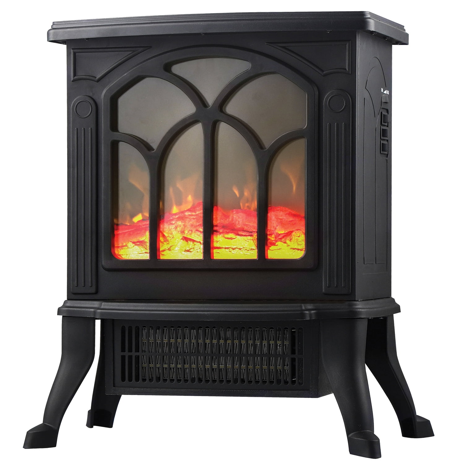 Comfort Glow ES4195 The Sanford 1,500-Watt-Max Freestanding Electric Stove with Real Flame Look