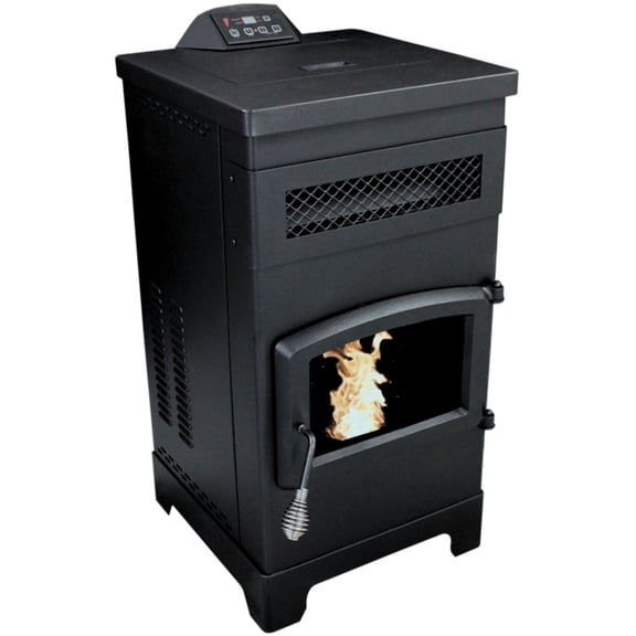 Comfort Glow Freestanding Pellet Stove, Heats up to 2,200 sq ft, Remote Control - CGPS2100
