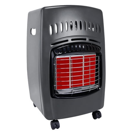 World Marketing Comfort Glow Propane(LP) Cabinet Heater - Piezo Ignition/Gray