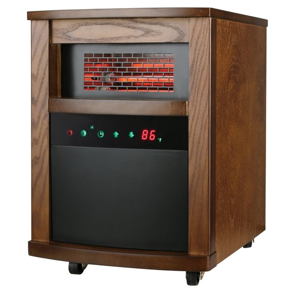 Comfort Glow QEH1408 1,500-Watt-Max Infrared Cabinet Heater with Thermostat and Remote, QEH1408