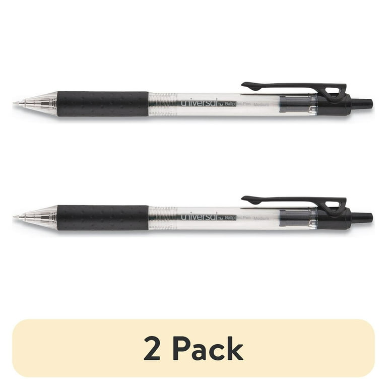 Comfort Grip Ballpoint Pen, Retractable, Medium 1 mm, Black Ink, Clear/Black Barrel, 48/Pack Comfort Grip Ballpoint Pen, Retractable, Medium 1 mm, Black Ink, Clear/Black Barrel, 48/Pack