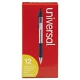 thumbnail image 1 of Comfort Grip Ballpoint Pen, Retractable, Medium 1 Mm, Black Ink, Clear Barrel, Dozen | Bundle of 5, 1 of 7