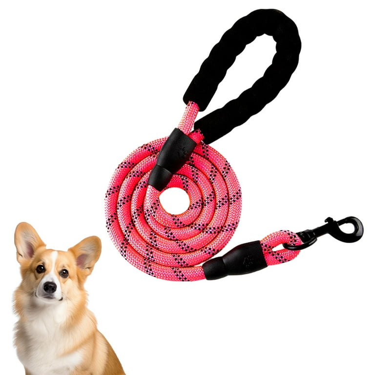 Comfort Grip Dog Leash with Padding Reflective for Safety fits Small to Large Breeds