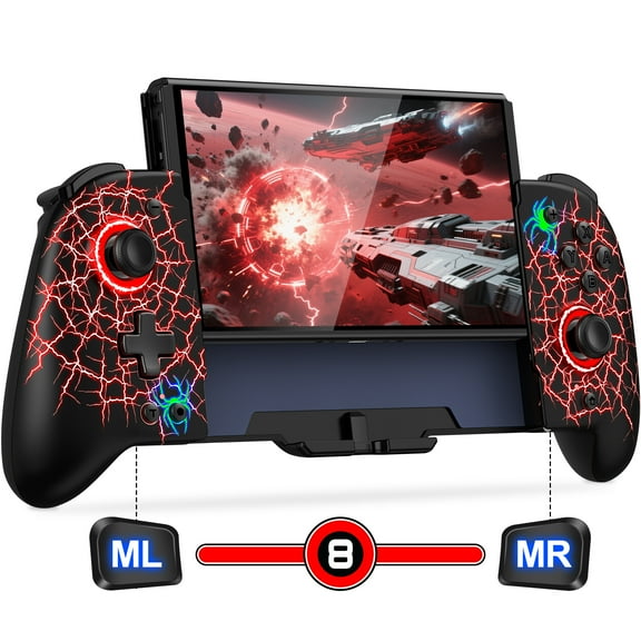 Switch Controller with 10H Battery, with Turbo Fuction &1000mAh Battery for Nintendo Switch OLED
