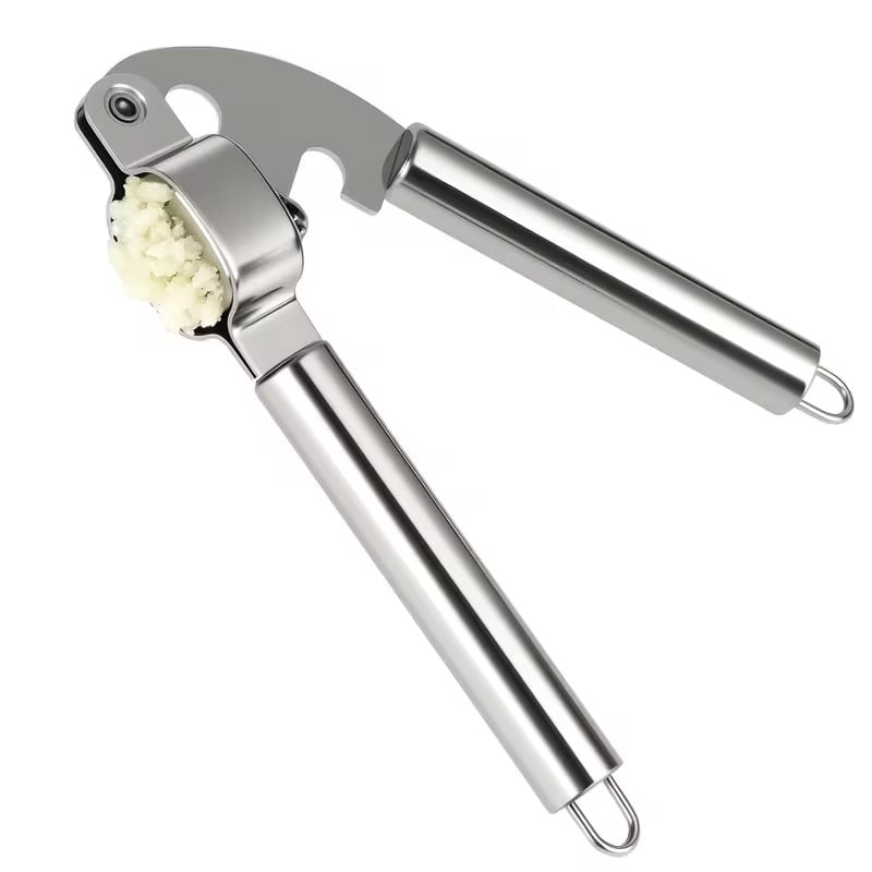 Comfort Grip Garlic Press - Rust-proof Garlic Chopping Tool - Ergonomic Design Garlic Press