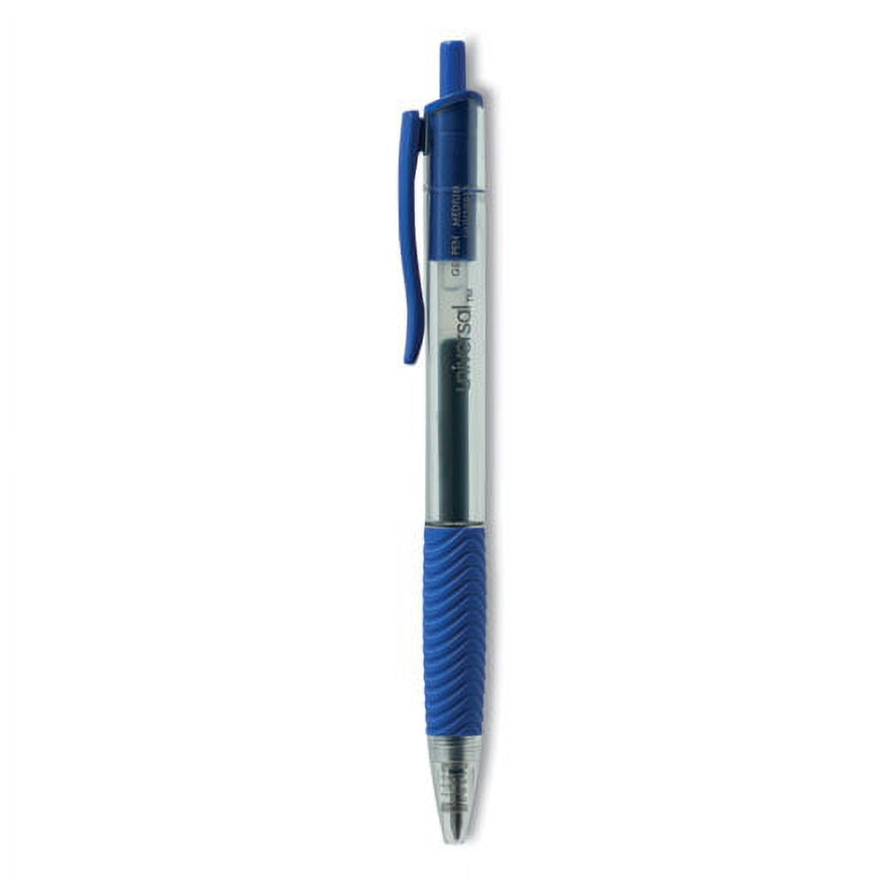 Comfort Grip Gel Pen, Retractable, Medium 0.7 Mm, Blue Ink, Translucent Blue Barrel, Dozen | Bundle of 10 Dozen