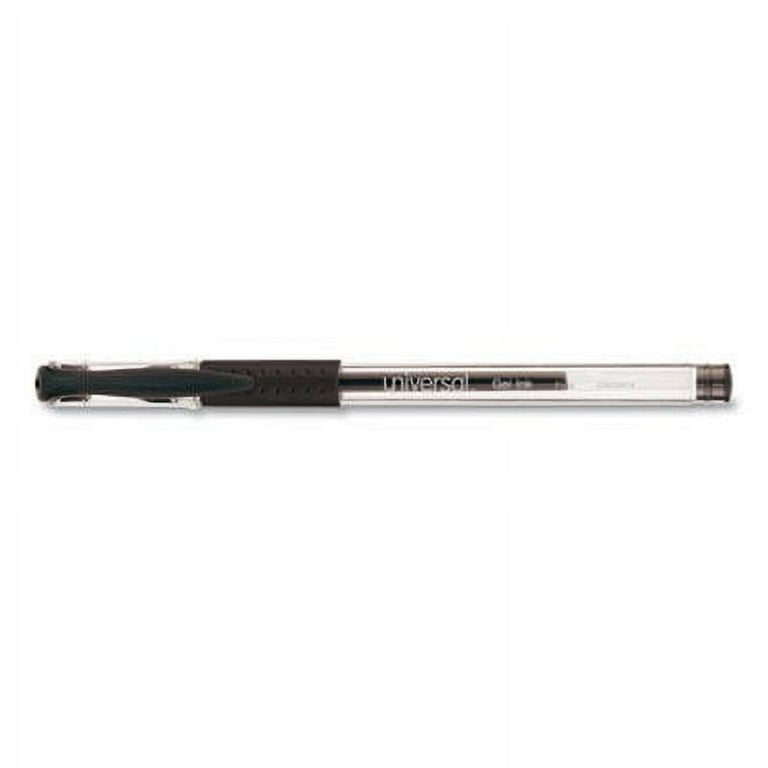 Comfort Grip Gel Pen, Stick, Fine 0.5 mm, Black Ink, Clear/Black Barrel, Dozen Comfort Grip Gel Pen, Stick, Fine 0.5 mm, Black Ink, Clear/Black Barrel, Dozen