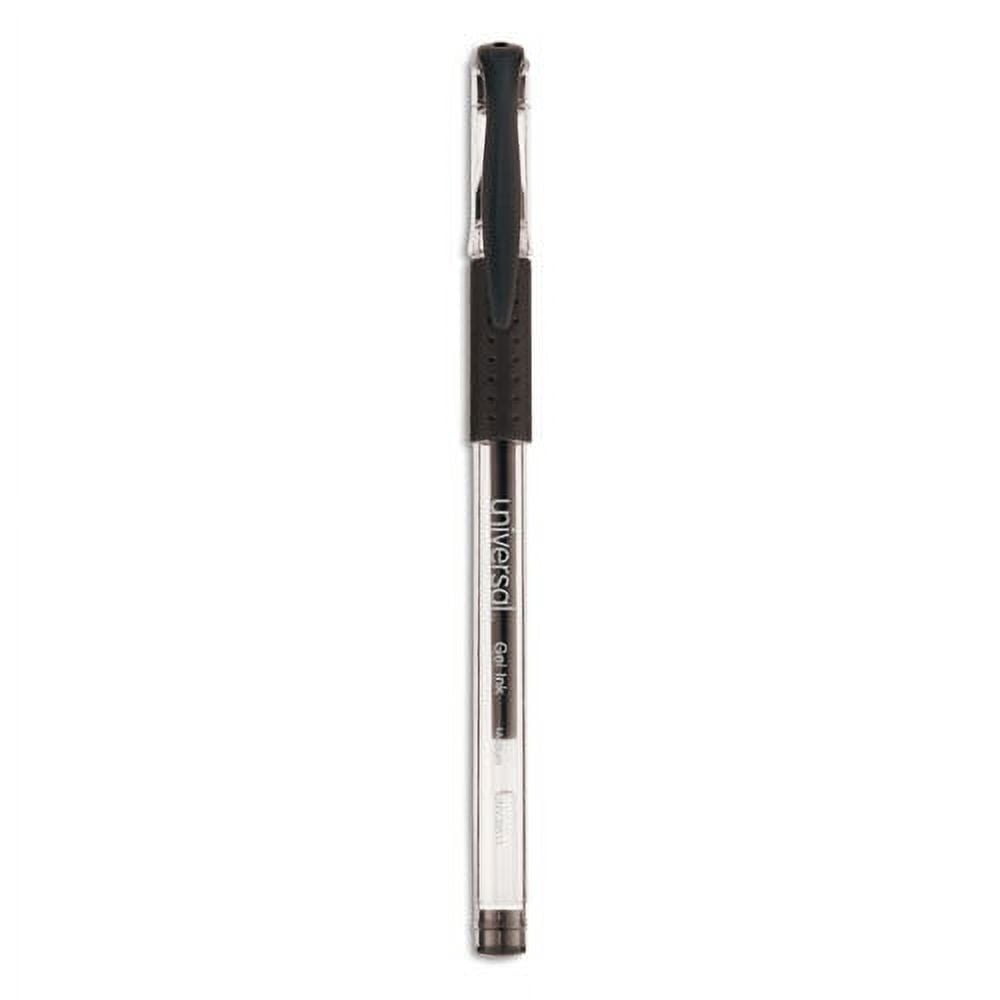 Comfort Grip Gel Pen, Stick, Medium 0.7 mm, Black Ink, Clear/Black Barrel, 60/Pack Comfort Grip Gel Pen, Stick, Medium 0.7 mm, Black Ink, Clear/Black Barrel, 60/Pack