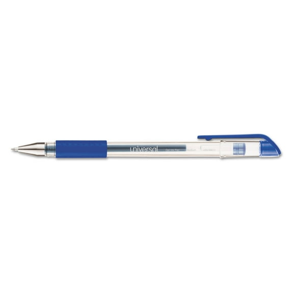 Comfort Grip Gel Pen, Stick, Medium 0.7 Mm, Blue Ink, Clear Barrel, Dozen | Bundle of 5 Dozen