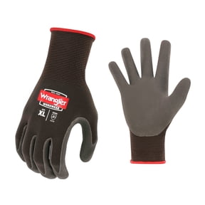 Wrangler Men’s Comfort Grip Work Gloves – Large, Touchscreen Compatible Glove, Breathable, Durable Grip