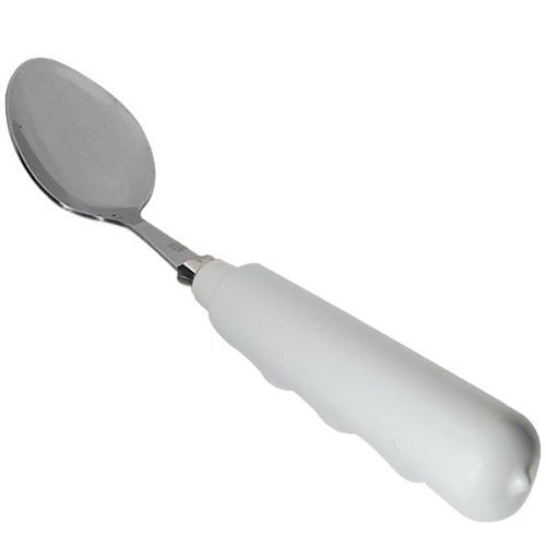Utensil, soft handle, straight soup spoon Utensil, soft handle, straight soup spoon