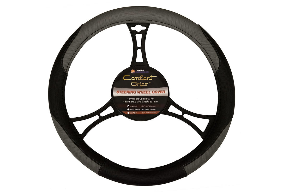 Comfort Grips Daytona Small Grey Steering Wheel Cover