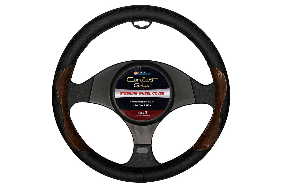 Comfort Grips Luxe Grip Small Black Steering Wheel Cover