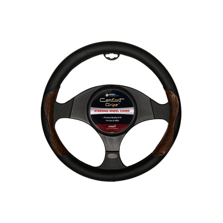 Comfort Grips Luxe Grip Small Black Steering Wheel Cover