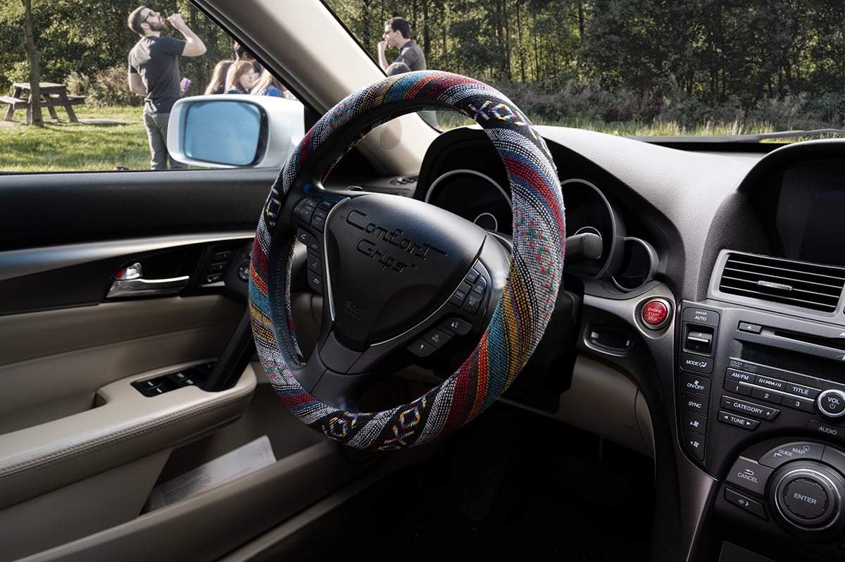 Comfort Grips Steering Wheel Cover - Boho Large (15.5 - 16.4)