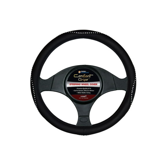 Comfort Grips Steering Wheel Cover - Gem Grip Small (13.5 - 14.4) Black