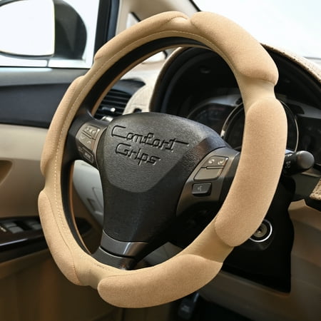 Comfort Grips Steering Wheel Cover - Multi Grip Large (15.5 - 16.4) Tan