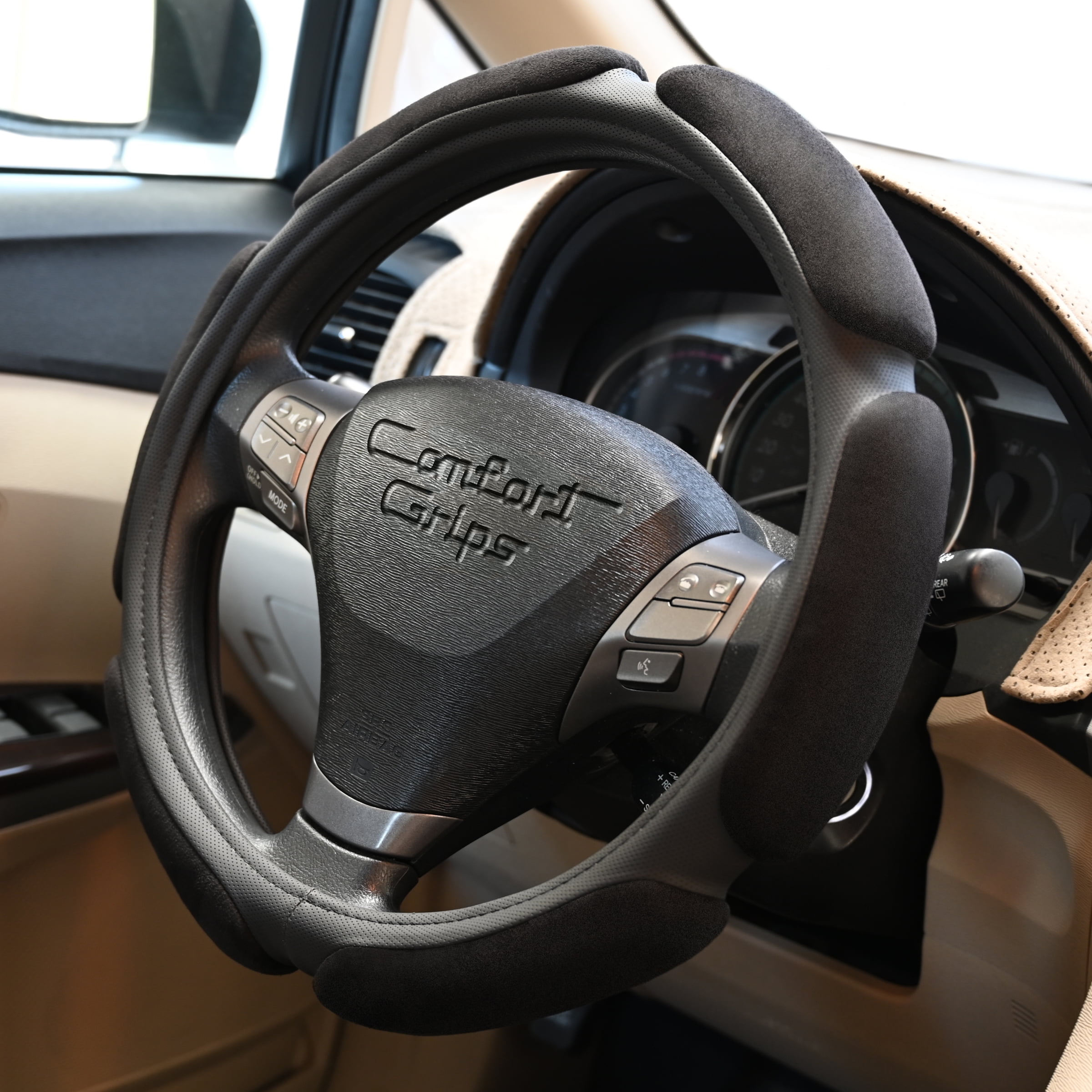 Comfort Grips Steering Wheel Cover - Multi Grip Small (13.5 - 14.4) Black