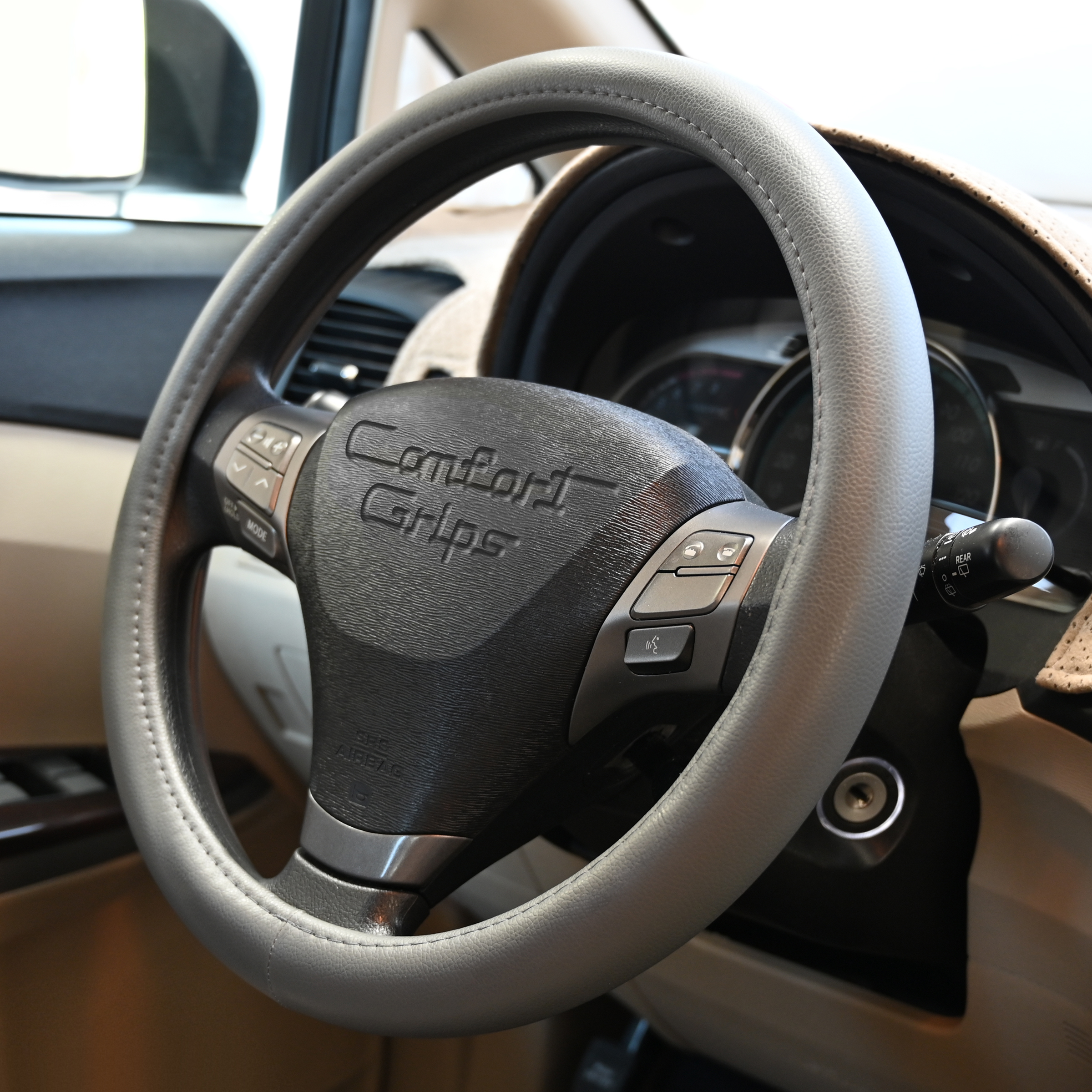 Comfort Grips Steering Wheel Cover - Performa Grip Medium (14.5 - 15.4) Grey