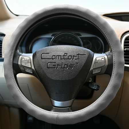 Comfort Grips Steering Wheel Cover - Racing Grip Medium (14.5 - 15.4) Grey