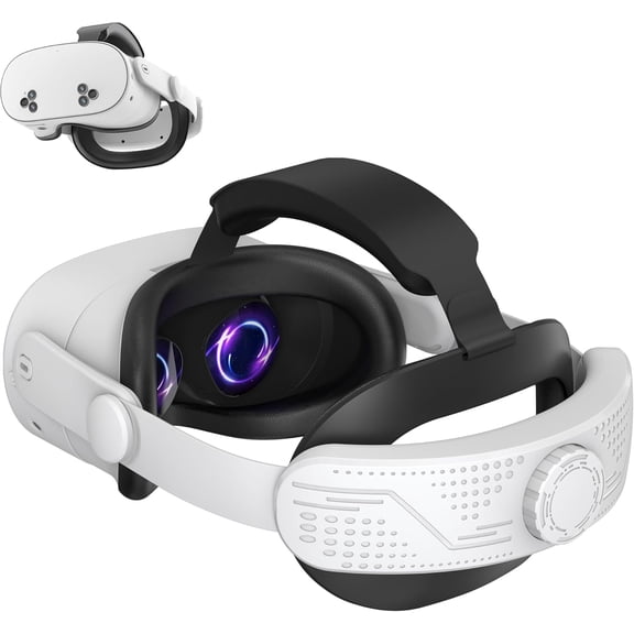 Comfort Head Strap for Meta Quest 3S - Adjustable Elite Strap Replacement with Pressure Relief, Enhanced Comfort & Balanced Weight - Lightweight, Retractable Design for VR Headsets (for Quest 3S)