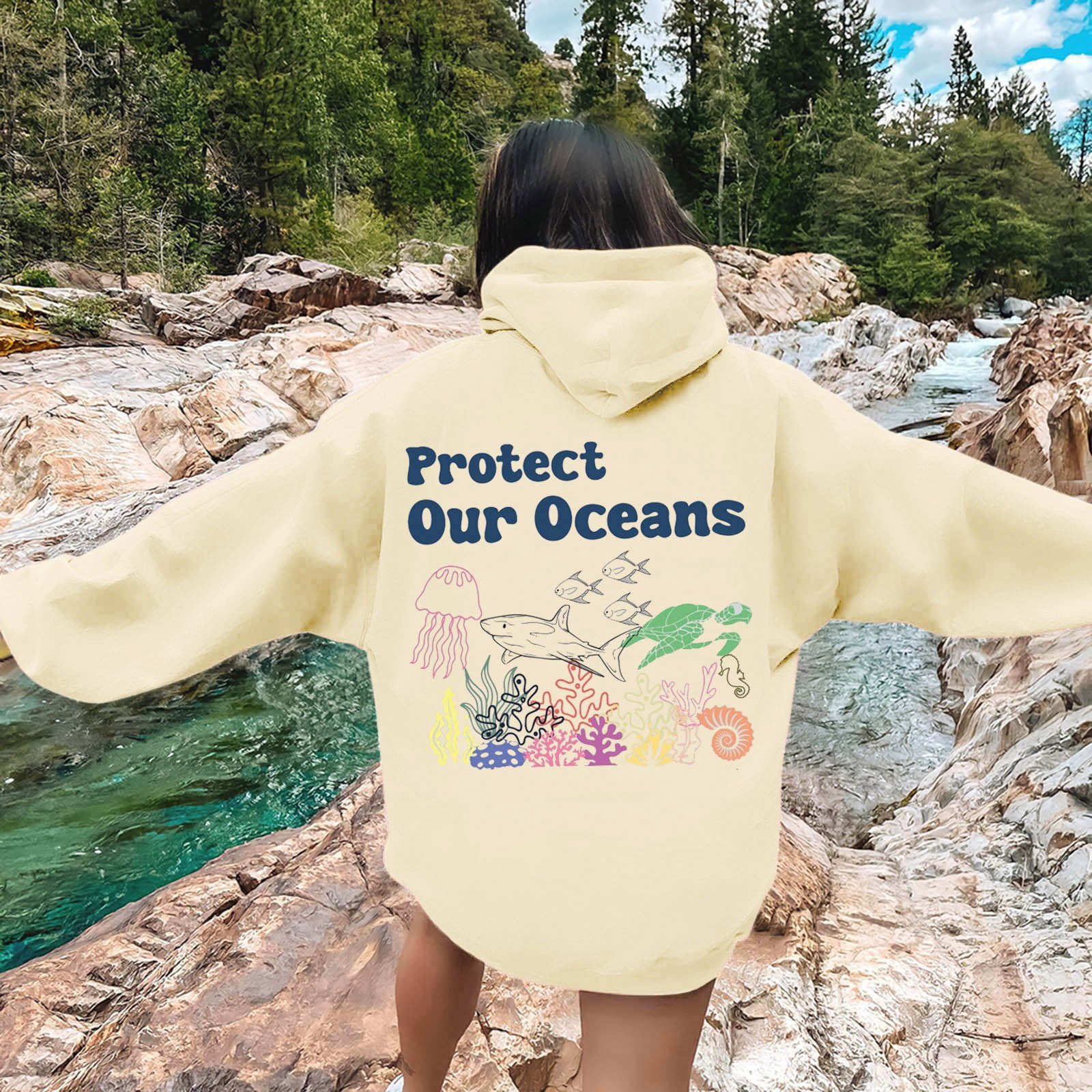 Sweatshirts Fashion Printed Casual Loose Hooded Sweatshirt Top Casual Temperament Hoodies for Women Travel Hoodie Beige L Walmart