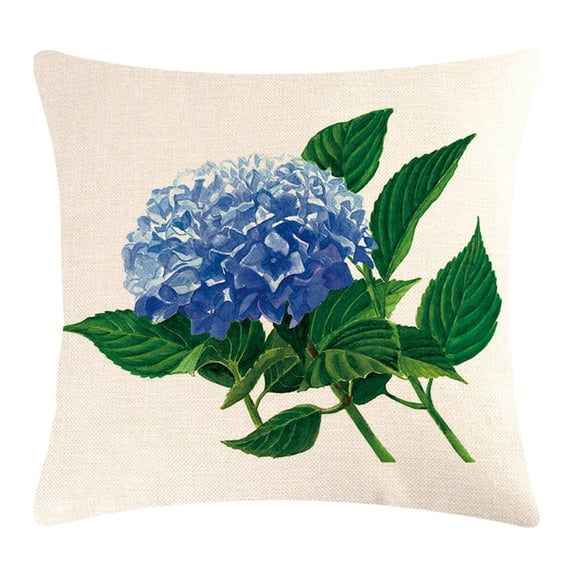 Comfort Hydrangea Pillowcase Pillow Cover Decorative Throw Pillow Cover