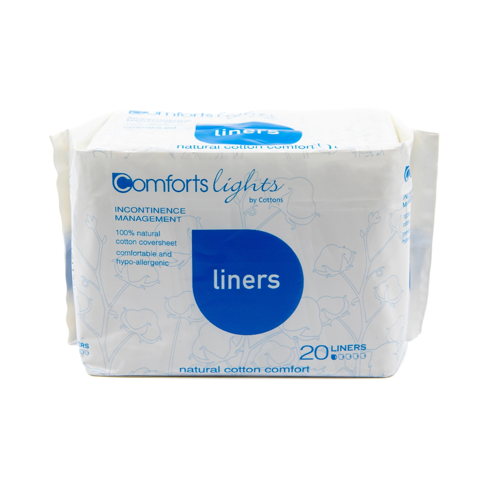 Comfort Lights Panty Liners for Women 80Individually Wrapped