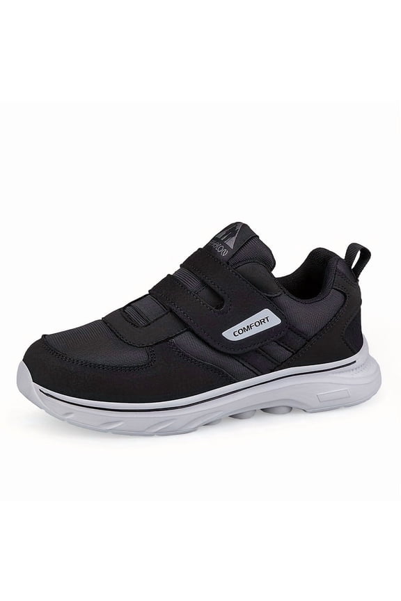 Comfort Men's Wide-Fit Athletic Sneakers - Easy Slip-On, Breathable Casual Running Shoes with Durable MD Sole for All Seasons