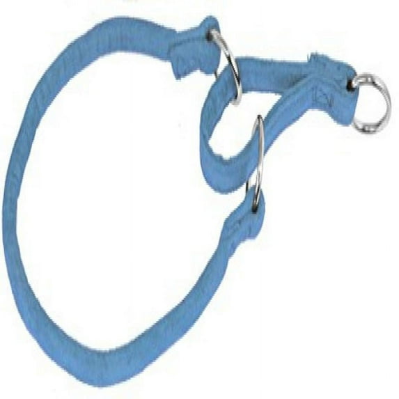 Comfort Microfiber Round Martingale Collar W1/3" - L18", Blue