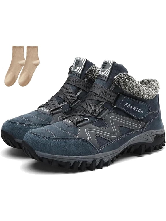 Comfort Orthopedic Boots for Women, Winter Non Slip Shoes Waterproof Wide Width, Thickened Lightweight Comfortable
