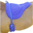 thumbnail image 1 of Comfort Plus 158111N Fleece Bareback Pad Non Slip Fleece Girth - Navy, 1 of 2