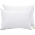 thumbnail image 1 of Comfort Plus 1800 Premium Microfiber pillowcases White Queen Pillow Cases Set Of 2, 1 of 6