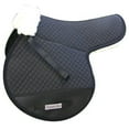 thumbnail image 1 of Comfort Plus EP10B English Saddle Pad with Sheeps Wool Lining, Black, 1 of 2