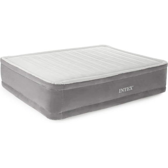 Comfort Plush Elevated Dura-Beam Airbed with Built-in Electric Pump
