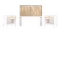 thumbnail image 1 of Comfort Pointe Bayport Queen Headboard with Two Nightstands - 3-piece Set, 1 of 18