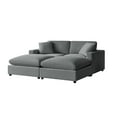 thumbnail image 1 of Comfort Pointe Casella Modular 4-Piece Sectional in Charcoal Performance Fabric, 1 of 11