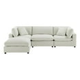 thumbnail image 1 of Comfort Pointe Casella Modular 4-Piece XL Sectional in Ivory Performance Fabric, 1 of 14