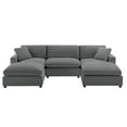 thumbnail image 1 of Comfort Pointe Casella Modular 5-PC XL Sectional in Charcoal Performance Fabric, 1 of 15