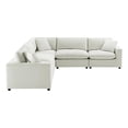 thumbnail image 1 of Comfort Pointe Casella Modular 5-Piece Sectional in Ivory Performance Fabric, 1 of 12
