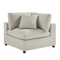 thumbnail image 1 of Comfort Pointe Casella Modular Beige Fabric 5-Piece Sectional, 1 of 22