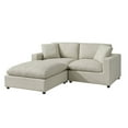 thumbnail image 1 of Comfort Pointe Casella Modular Beige Polyester Fabric 3-piece Chofa, 1 of 15