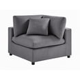 thumbnail image 1 of Comfort Pointe Casella Modular Charcoal Fabric 5-Piece Sectional, 1 of 22
