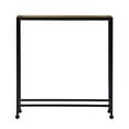 thumbnail image 1 of Comfort Pointe Contemporary Space-saving Metal Rectangle End Table, Bronze, 1 of 11