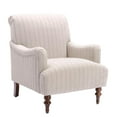 thumbnail image 1 of Comfort Pointe Fabric Stripes Armchair, Beige, 1 of 10
